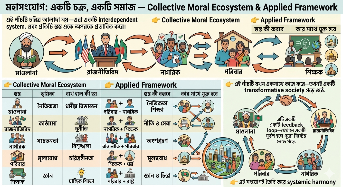 চিত্রলেখ্য-০৩। মহাসংযোগ: কে হারলে হারবে সমাজ?