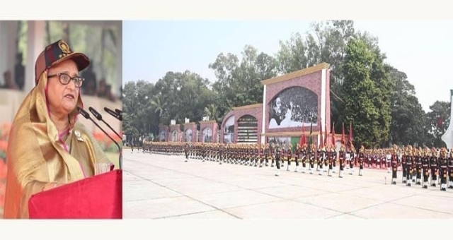 বিজিবিকে বিশ্বমানের বাহিনী হিসেবে গড়ে তোলা হবে : প্রধানমন্ত্রী