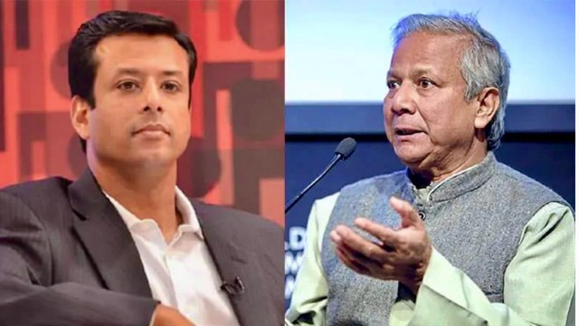 সজীব ওয়াজেদ জয়: আওয়ামী লীগকে বাদ দিয়ে নির্বাচন ভাঁওতাবাজি, অন্তর্বর্তী সরকারকে নিষেধাজ্ঞা প্রত্যাহারের আহ্বান