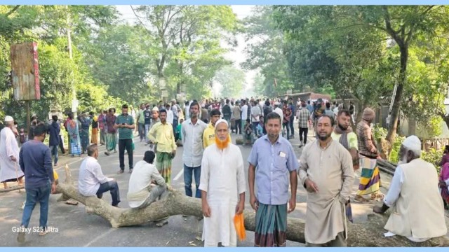 গোপালগঞ্জে রাতের আঁধারে মহাসড়ক অবরোধের চেষ্টা, যানজট সৃষ্টি