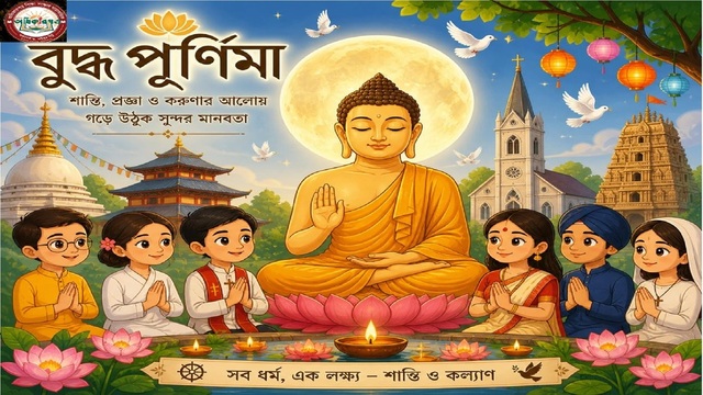 জ্যোৎস্নার বাণী: বুদ্ধ পূর্ণিমা ও মানুষের অন্তর্জাগরণের আহ্বান