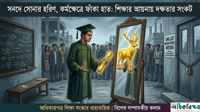 সনদে সোনার হরিণ, কর্মক্ষেত্রে ফাঁকা হাত: শিক্ষার আয়নায় দক্ষতার সংকট