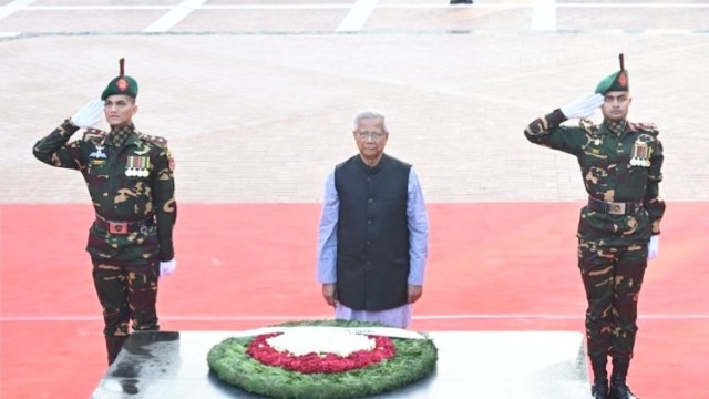 শহীদ বুদ্ধিজীবী দিবস ২০২৫: জাতির শ্রেষ্ঠ সন্তানদের প্রতি গভীর শ্রদ্ধা জানালেন প্রধান উপদেষ্টা অধ্যাপক মুহাম্মদ ইউনূস