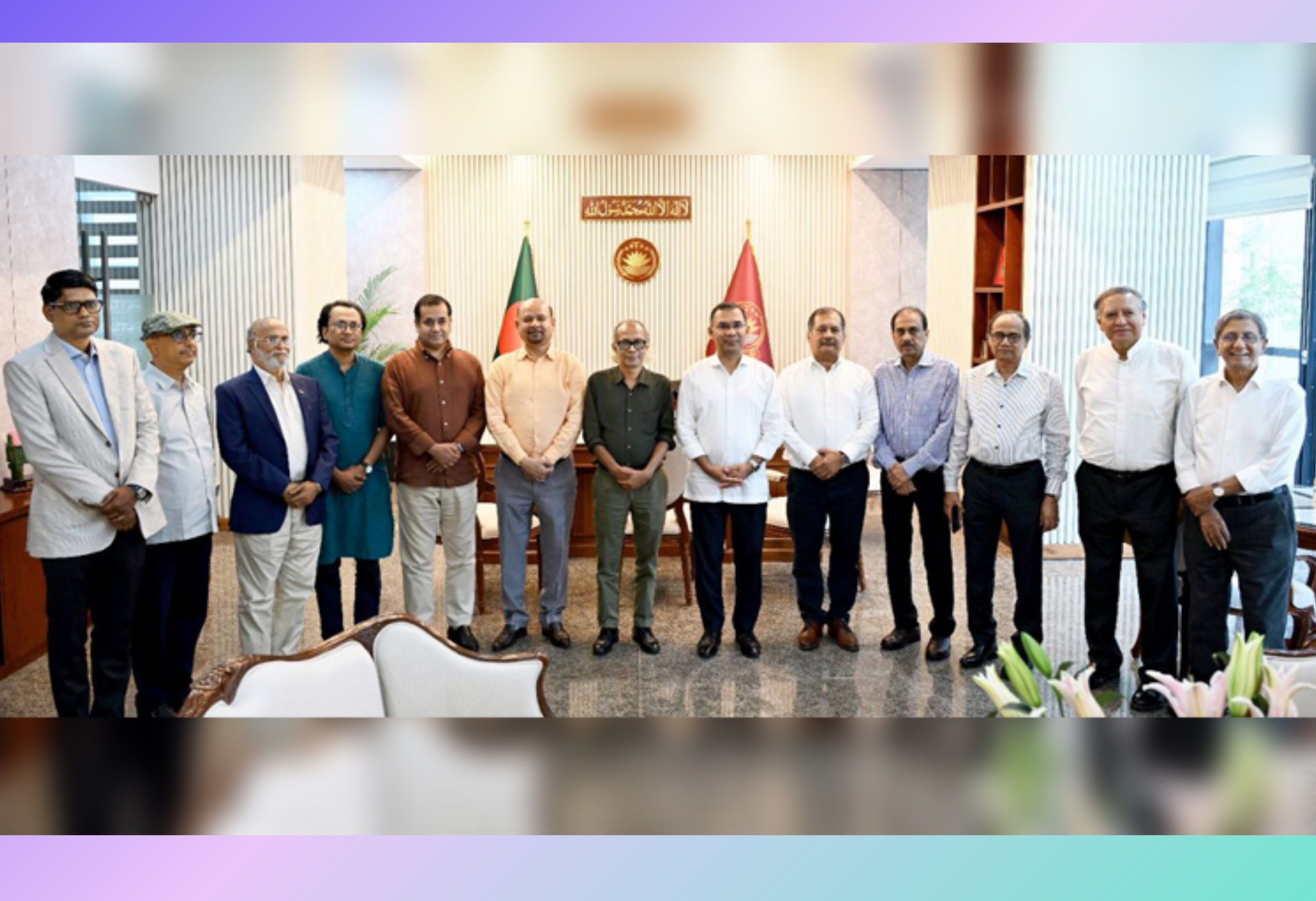প্রধানমন্ত্রীর সঙ্গে বৈঠকে সম্পাদক পরিষদের নেতারা