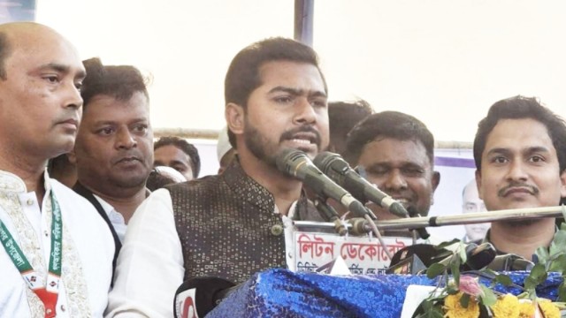 ব্রাহ্মণবাড়িয়ায় গণ অধিকার পরিষদের জনসভায় নুরুল হকের ঘোষণা— ৩০০ আসনেই এককভাবে লড়বে দল