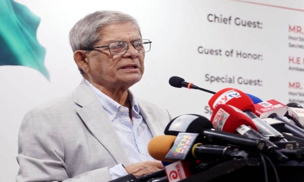 চীনের সঙ্গে জিও-পলিটিক্যাল ও ব্যবসায়িক সম্পর্ক আরও জোরদার করতে চায় সরকার: মির্জা ফখরুল