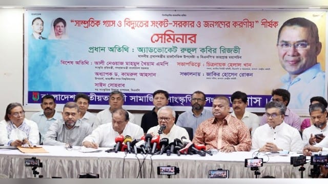 প্রতিষ্ঠান শক্তিশালী না হলে গণতন্ত্র টেকসই হবে না: রিজভী
