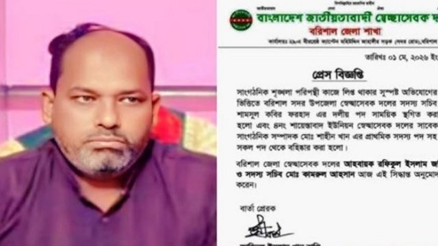 আল্লাহর নামে’ ছেড়ে দেওয়া গরু জবাই করে বিক্রি, স্বেচ্ছাসেবক দল নেতার পদ স্থগিত