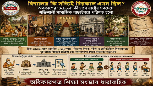বিদ্যালয় কি সত্যিই চিরকাল এমন ছিল? অবকাশের ‘School’ কীভাবে রাষ্ট্রের সবচেয়ে শক্তিশালী সামাজিক বাছাইযন্ত্রে পরিণত হলো