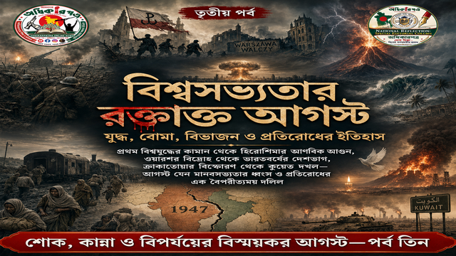 বিশেষ উপধারাবাহিক: ‘শোক, কান্না ও বিপর্যয়ের বিস্ময়কর আগস্ট’│ তৃতীয় পর্ব