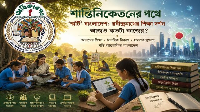 শান্তিনিকেতনের পথে ‘স্মার্ট’ বাংলাদেশ: রবীন্দ্রনাথের শিক্ষা দর্শন আজও কতটা প্রাসঙ্গিক?