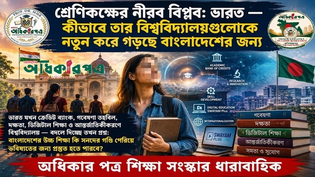 শ্রেণিকক্ষের নীরব বিপ্লব: ভারত কীভাবে তার বিশ্ববিদ্যালয়গুলোকে নতুন করে গড়ছে — বাংলাদেশের জন্য কী শিক্ষা