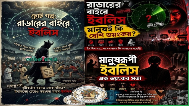“রাডারের বাইরে ইবলিস” – একটি রূপক ছোট গল্প