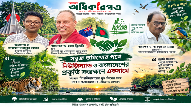 নিউজিল্যান্ডের লিংকন ইউনিভার্সিটির এক ডিনের সঙ্গে NACOM চেয়ারম্যান অধ্যাপক আবদুর রব মোল্লার সৌজন্য সাক্ষাৎ│প্রকৃতি সংরক্ষণ, conservation economics ও ভবিষ্যৎ যৌথ উদ্যোগ নিয়ে আলোচনা; সৌজন্য নৈশভোজে শেষ হলো আন্তদেশীয় একাডেমিক মতবিনিময়