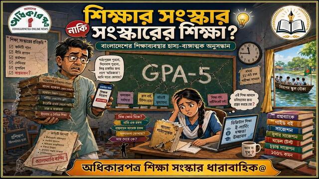 শিক্ষার সংস্কার নাকি সংস্কারের শিক্ষা? বাংলাদেশের সংস্কারের নাটক