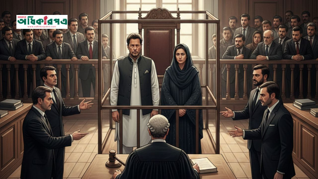 রাষ্ট্রীয় উপহার কেলেঙ্কারি: ইমরান খান ও বুশরা বিবিকে ১৭ বছরের কারাদণ্ড